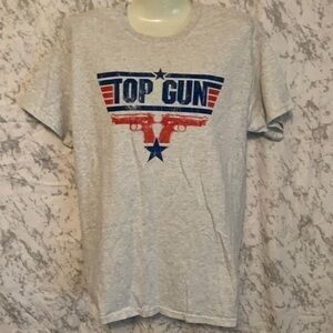 TOP GUN T SHIRT HEATHERED GREY SIZE medium by Brisco